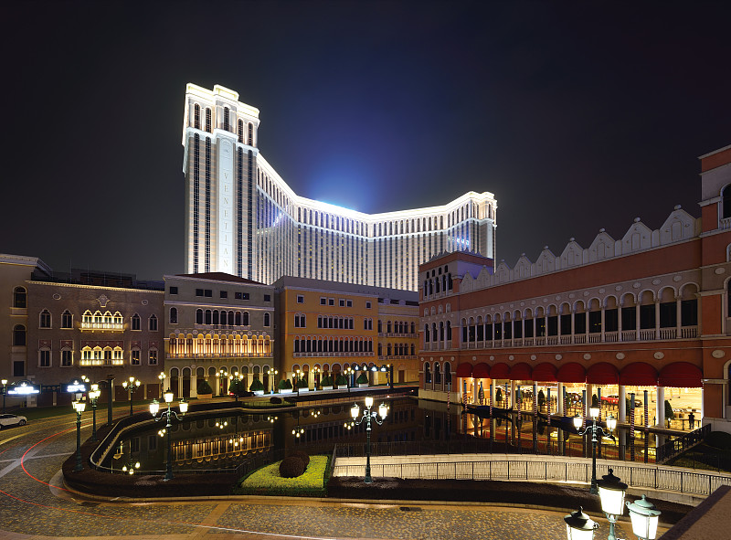 澳门威尼斯人酒店夜景